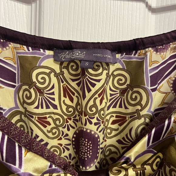 Hale Bob 100% Silk Bohemian Women's Top - Picture 6 of 7